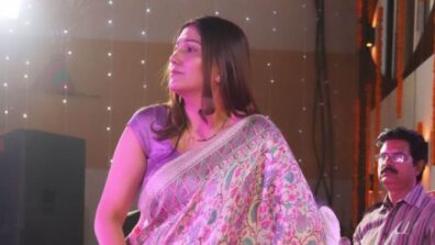 Sapna Choudhary Looks Glamorous In Floral Print Saree, Giving Us Major Ethnic Goals