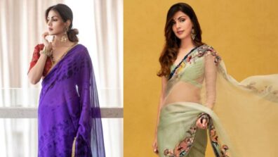 Saree Shakti: Rhea Chakraborty’s Soaring Hotness In Sarees Fashion