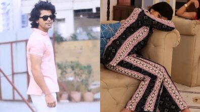 Seek Happiness…: Siddharth Nigam looks swagger in classy pink polo t-shirt, Ashi Singh secretly watches with ‘one eye’