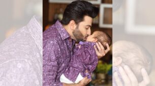 Sherdil Shergill: Dheeraj Dhoopar gives cute adorable kiss to baby boy, spotted twinning with him in adorable pic