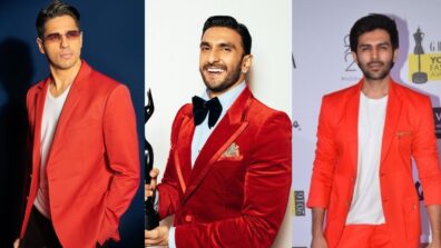 Sidharth Malhotra, Ranveer Singh To Kartik Aaryan: Handsome Hunks Nailing The Red Bold And Fascinating Looks In Suits