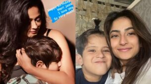 So cute: Shweta Tiwari gives warm hug to son Reyansh, pens adorable birthday message