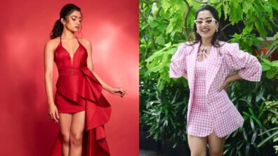 Soar Hotness In Mini Dresses Inspired By Rashmika Mandanna