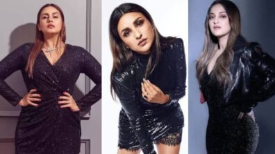 Sonakshi Sinha, Parineeti Chopra To Huma Qureshi: Divas Are Delight To Watch In Black Shimmery Bodycon; See Pics