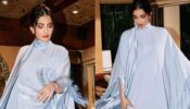 Sonam Kapoor Oozes The Glam Quotient High In Blue Fringe Crepe Kaftan Dress