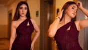 Starry eyes sparking up: Ashnoor Kaur is a visual delight in one-shoulder maroon gown, fans love dark lipstick shade