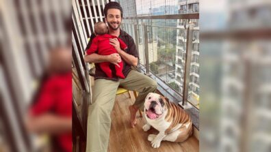 “Sunday with my boys”, Dheeraj Dhoopar goes all smiles with his son and pawbuddy