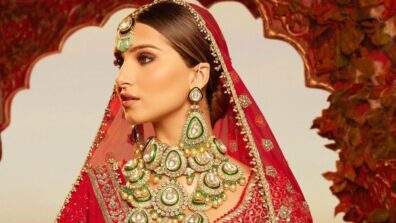 Tara Sutaria’s latest gorgeous bridal avatar in red makes internet go crazy, is a wedding on cards soon?