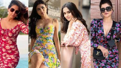 Tejasswi Prakash, Hina Khan, Mouni Roy, And Rubina Dilaik’s Breezy, Easy And Gorgeous Glimpse In Floral Mini Dresses