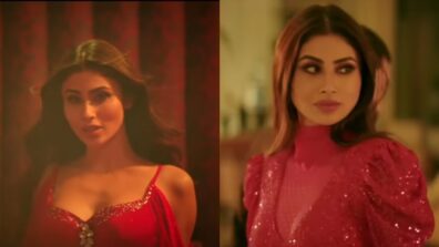 Tere Chakkar Mein: Mouni Roy flaunts sensuous figure in deep-neck blouse, flaunts curvaceous midriff, says, “pyaasi hoon wallah wallah…”