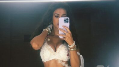 Throwback: Disha Patani Looks Angelic In White Lehenga In Mirror Selfie