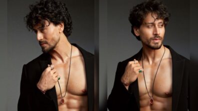 Tiger Shroff ignites sensuality in unbuttoned black shirt, flaunts chiselled abs