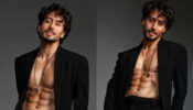 Tiger Shroff Looks Dapper And Classy In Black Outfit Flaunting His Toned Abs