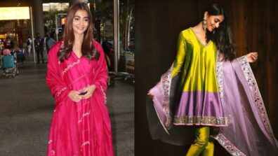 Times when Pooja Hegde looked bewitching in ethnic salwar suits