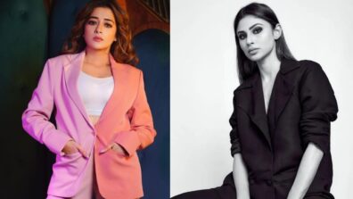 Tina Datta In Pop Color Peach And Pink Or Mouni Roy In Chic Black Monochrome: Whose Pantsuit Vibes Are You Falling For?