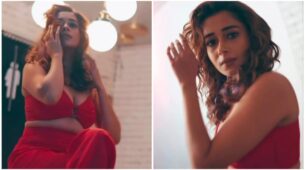 Tina Datta Sizzles The Red Co-ord Dress, Flaunts Her Sassy Curves