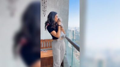 Too Cute To Handle: Jasmin Bhasin can’t stop kissing adorable pet dog, internet in awe