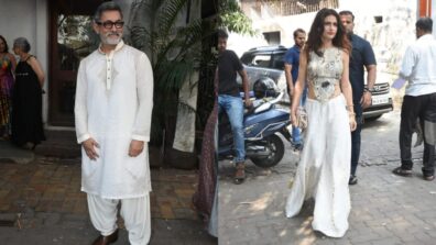 Trending: Aamir Khan spotted twinning in white with Fatima Sana Shaikh at daughter Ira Khan’s engagement ceremony, see pics