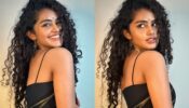 Uff Haye Garmi: Anupama Parameswaran looks sizzling hot in transparent black saree, looks sensuous in long curly hair