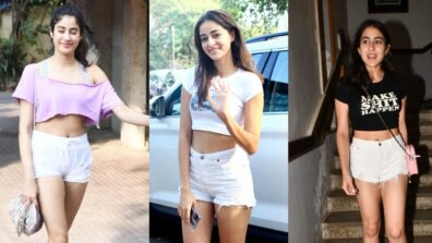 Uff Haye Garmi: Times when Janhvi Kapoor, Sara Ali Khan and Ananya Panday slayed oomph game in sensuous crop tops, take inspiration