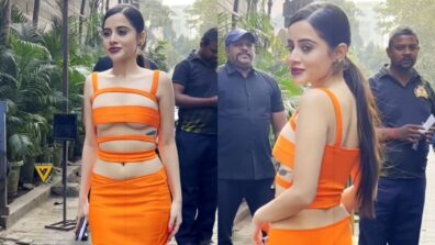 Urfi Javed Does The Unthinkable Again! Her New Orange Cut-Out Co-ord Set Will Blow Your Mind, Take A Look