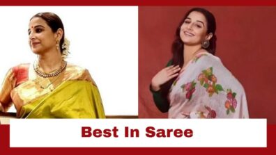 Vidya Balan Proves She Is The Best In Saree Look; Check Here