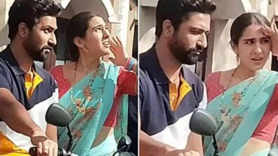 Viral Pics: Vicky Kaushal and Sara Ali Khan’s onset moments go viral, fans get ‘desi-couple’ vibes