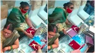 Viral Video: A Woman Stealing Jewellery In UP’s Gorakhpur In Front Of The Shopkeeper Is Going Viral On The Web