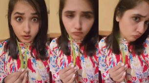 Bhojpuri actress Kajal Raghwani’s ‘tujhe mirchi lagi toh main kya karu’ moment is epic