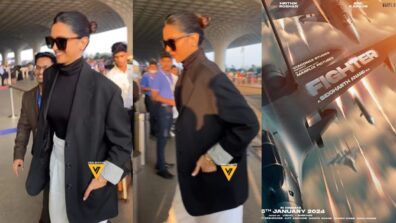 Watch: Deepika Padukone jets off from airport in all-black outfit, set to join Hrithik Roshan for ‘Fighter’ shoot