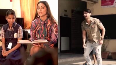 Watch: Hina Khan and Shaheer Sheikh celebrate ‘Children’s Day’ in schools with underprivileged kids, take pledge not to ‘waste food’