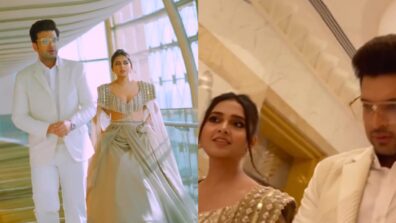 Watch: Karan Kundrra walks with his ‘dream girl’ Tejasswi Prakash in royal couture