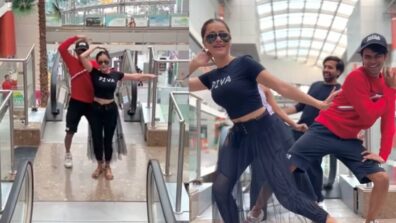 Watch: Rubina Dilaik spotted monkeying around with Pratik Utekar in empty shopping mall, see what happened next