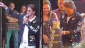 Watch: Shah Rukh Khan performs to ‘Chhaiya Chhaiya’, cuts humongous cake at special birthday event