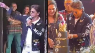 Watch: Shah Rukh Khan performs to ‘Chhaiya Chhaiya’, cuts humongous cake at special birthday event