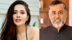 Watch: Urfi Javed calls out Chetan Bhagat for inappropriate behaviour, leaks his conversation