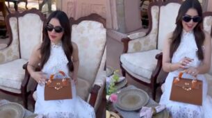 Watch Video: Hansika Motwani gets royal treatment at fine-dine in Jaipur