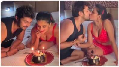 Watch Video: Vikrant Singh and Monalisa immerse in passionate kiss on bed, former says ‘Happy Birthday my love’