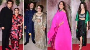 Vidya Balan, Neena Gupta, Rhea Chakraborty, and Sanya Malhotra attend Guneet Monga-Sunny Kapoor’s pre-wedding bash
