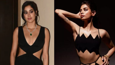 Janhvi Kapoor Or Khushi Kapoor: Bollywood Beauties Oozing Hotness In Black Cut-out Gowns