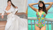 Vaani Kapoor In Floor Sweeping White Gown Or Janhvi Kapoor In Floral Green Garden Monokini; Who Is Grabbing Your Eyes?