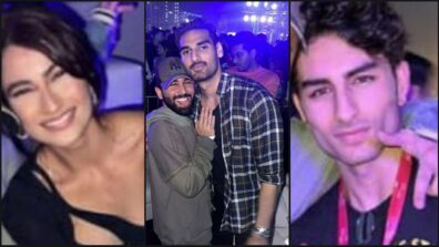 Trending: Ibrahim Ali Khan, Palak Tiwari and Ahan Shetty attend special night concert party together, pics go viral