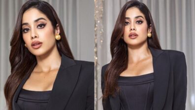 Janhvi Kapoor is stabbing hearts in black pantsuit, gives serious ‘boss babe’ vibes