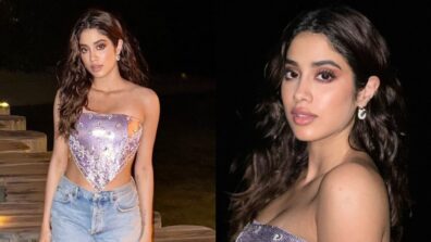 Maldives On Fire: Janhvi Kapoor is all about sensuous vibes in shimmery crop top and denim shorts