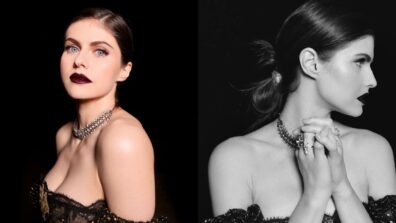 Alexandra Daddario Looks Jaw-Dropping Gorgeous In Strapless Gown; Brown Matte Lipstick Grabs Attention