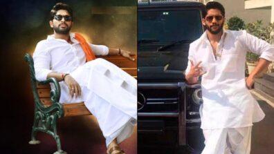 Allu Arjun, Naga Chaitanya, And Others In Typical South Indian Attire Lungi And Shirt
