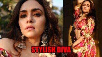 Amruta Khanvilkar Looks Stunning In A Floral Skirt And Crop Top, Netizens Are Lovestruck By Her Beauty