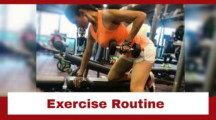 Amruta Khanvilkar Kickstarts The New Week In Style With Weight Exercise