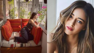 Ananya Panday spotted chilling on her private couch, internet loves super cute moment