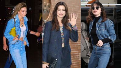 Anne Hathaway, Gigi Hadid To Selena Gomez Nailing The Denim On Denim Style; Check Out Their Sizzling Hairstyles